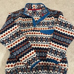 Patagonia Multicolor Geometric Fleece Pullover